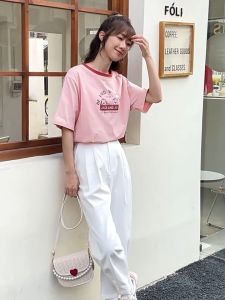 กระเป๋าสานหัวใจ ประดับด้วยไข่มูก กระเป๋าสะพาย เเฟชั่นสำหรับสตรี ลำลอง น้ำหนักเบา