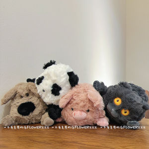 Keepmoving 1991 Doll Panda Office Sleeping Plush Toy Pig Doll Puppy Cat Doll Anti-Humpback Gift