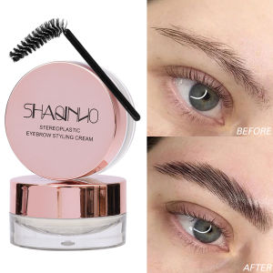 🔥ร้อน🔥น้ำมันใส่ผมโปร่งใสแต่งผมคิ้วทำจากเจลแว็กซ์พร้อมแปรงสำหรับคิ้วสตรีเครื่องสำอางแต่งหน้าเจลเขียนคิ้ว