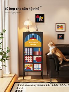 HAOJIUBUJIAN | Retro Steel Storage Cabinet