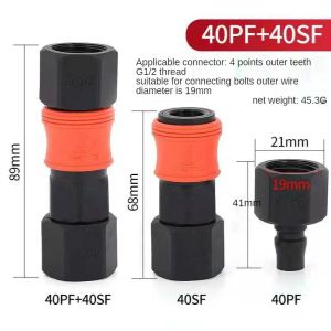 Phụ Kiện Khí Nén Tự Khóa Khớp Nối Nhanh Đầu Nối Ổ Cắm Cho Ống Máy Nén Khí Tương Thích Với Ống Nhựa Thép PU