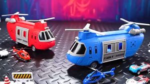 Mainan Anak Mobil Car / Launcher Helikopter Pesawat / Meluncur Mobil Peluncur / Track