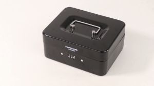 BEST SELLER Kotak Uang Brankas Dokumen Password Lock 20x16x9CM / brankas penyimpanan uang ukuran kecil sedang mini besi tahan api karat dokumen sertifikat emas pakai kunci box murah tempat perhiasan tempat / kotak perhiasan emas ada kunci 1 set lengkap