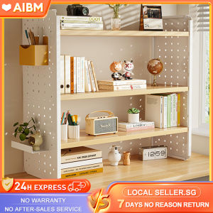 AIBM Desktop Organiser Shelf Student Simple Multi-layer Book Shelf Stationery Organizer Rack Shelf Office Table Storage Rack