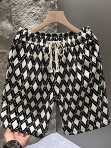 Quần Short Kẻ Caro Thường Ngày Cho Nam Mùa Hè Quần Thể Thao Rộng Rãi Mỏng Thời Trang Quần Dài Năm Điểm