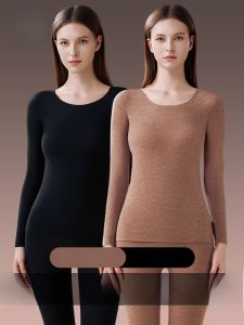 Miiow | Thickened German Velvet Womens Winter Underwear Set Thermal Warm Inner Clothes Long Sleeve Cat Person MiiOW Sweet Style