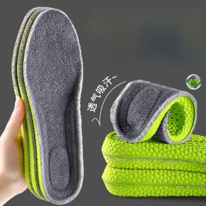 XIANZHAO | Mens Thickened Fleece Insoles Sweat Absorbent Anti-Odor Winter Warm Ail Grass Fragrance Type Cold Resistance Model