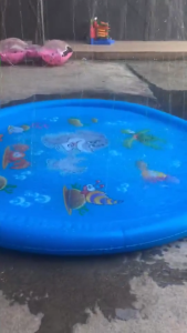 สระน้ำพุ ถาดน้ำพุ ขนาด 100/170 cm สระน้ำพุเด็ก แสนสนุกใจ ปลอดภัยเล่นน้ำ ต่อกับก็อกน้ำใช้งานเล่นได้ สระน้ำพุเด็ก สระน้ำ แสนสนุกใจ ปลอดภัยเล่นน้ำ