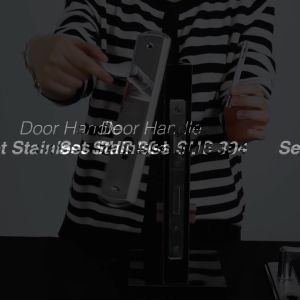 NOBLEZA Door Handle Gagang Kunci Pintu Set Stainless SUS 304 Halley SS