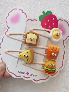 Adorable Baby Hair Clips Full Wrap Cloth No Damage to Hair Baby Toddler Hair Accessories Cute Cartoon Style from China