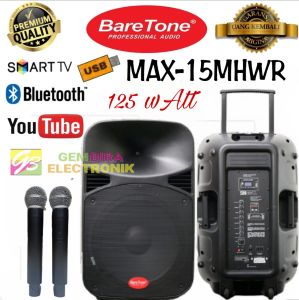 Speaker Portable Baretone 15 inch Original Bluetooth karaoke meeting wireless