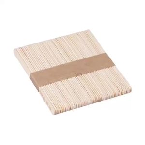 100/200pcs Natural Wooden Ice Cream Popsicle Sticks Wood Stick Ice Cream Spoon Hand Art Ice Cream Ice Cube Lollipop Cake Tools