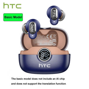HTC NE79 Real Time Language Translator Earphone Bluetooth Low Latency HiFi Stereo Sound HD Call Wireless Music Sports Earbud