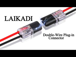 10Pcs 2 Pin 2 Way Compact Wire Terminals Quick Splice Wire Wiring Connector