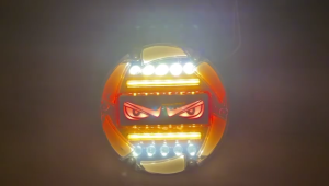 [ BISA COD ] 12-24Volt Stoplamp Model Bulat Mata Nyala Running Kedip RGB Untuk Truck Bus Motor Mobil Universal Super Bright