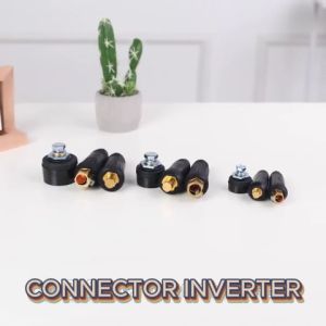 CONNECTOR INVERTER 10-25MM DAN 35-50MM MALE.FEMALE COLOKAN TRAVO LAS 120A-250A MURAH