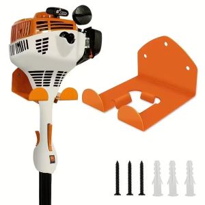 Garage Wall Metal Rack - Garden Tool Holder Suitable for Lawn Mowers Trimmers and Garage Tools 1 Piece