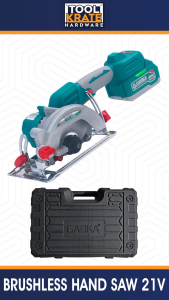 GABKA Brushless Single Hand Saw 21V Cordless Li-ion Battery Rechargeable 140mm 6500rpm Heavy Duty