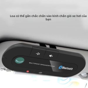 kebidumei | Loa Bluetooth Gắn Kính Chắn Nắng Ô Tô Gọi Rảnh Tay Không Dây Loa Ngoài Tự Động Với Bộ Thu Âm Thanh - Phụ Kiện Bộ Kit Ô Tô Cho Điện Thoại