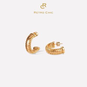 Gladiator Simple Gold Fashionable Earrings