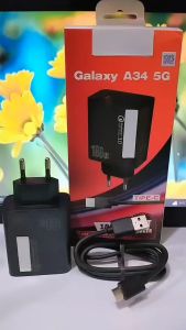 Charger SAM Galaxy A34 5G 180W Support Fast Charging