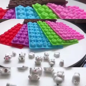 【C】Silicone Candy Molds Cat Paw Chocolates Jelly DIY Baking Molds Candy Fondant Mold