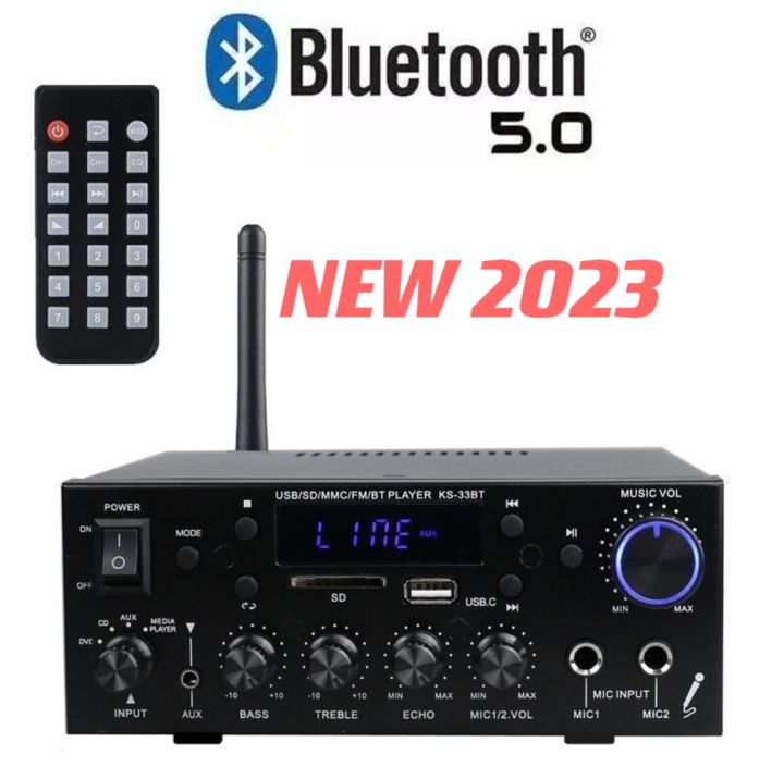 Home Theater Amplifier KS-33BT 本体 KS-33BT HiFi Digital Amplifier
