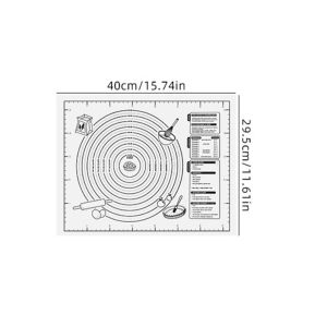 Non-Stick Baking Mat Silicone Baking Mat Resistant Easy Clean Kitchen Tool for Home Bakers and Cooking Enthusiasts for Christmas