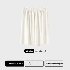 Quần an toàn nữ MiiOW làm bằng vải lụa băng không viền không vết hằn mỏng chống lộ.