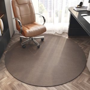 Modern Simple Office Computer Chair Mat Non-Slip round Carpet Home Bedroom Swing Basket Floor Study Room Chair Floor Mat