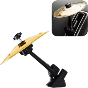 1Pcs Car Crash Cymbal Air Vent Mini Drum Car Hand-shooting Cymbals Car Drum Cymbal Air Vent Musical Instrument For Car Interiors