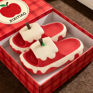 XIXITIAO | Cute Apple Shape Anti-slip Slippers