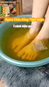Túi Ngâm Chân Thảo Dược Đông Y – 100 Túi – Thư Giãn Giảm Nhức Mỏi Dễ Ngủ Thải Độc Làm Ấm Cơ Thể