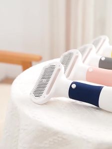 【SG Stock】2 In 1 Pet Brush Hair Dryer Pet Grooming Pet Hair Blower Dryer Cat Dog Comb Brush 3 Level Adjustable Low Noise