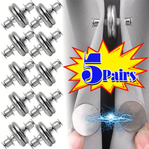 3/5คู่ที่ยึดม่านแม่เหล็กปรับได้คลิปยึดสกรูม่านที่ถอดออกได้ที่บ้านห้องนอนดวงอาทิตย์ม่านแม่เหล็กหัวเข็มขัดงานฝีมือ DIY ตกแต่งบ้าน