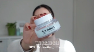Torriden Dive In Hydrating Hyaluronic Soothing Cream 100ml - Oil-Free Fragrance-Free Moisturizer for Sensitive Skin