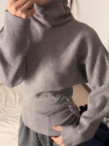 Stylish High-end 2026 New French Designed Laid-back Style Knitwear