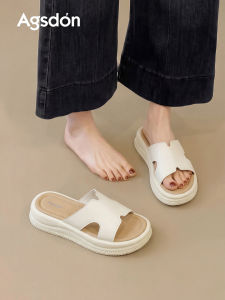 Agsdon | Dép Xỏ Ngón Đế Dày Thoải Mái cho Biển Pháp