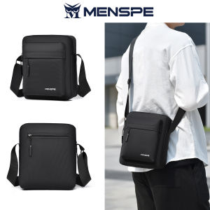 MENSPE Mens Shoulder Bag Leisure Cross Body Bag Waterproof Travel Bag Business Bag Large Capacity Bag Casual Bag Fashion Leisure Sport Street Bag for College Student