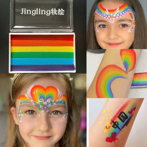 Elf Makeup Painted Face Painting Pigment Kids Festival Water-Soluble Human Body Quick-Drying Rainbow Face Performance Stage