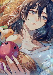 Bandai | Anime Handsome Figure Paint by Numbers Oil Painting Modern Wall Decor for Living Room Bedroom Gift No Frame