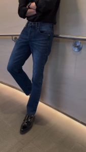 กางเกงยีนส์ Heritage Blue LS 501 3312 ยีนส์ ขากระบอกใหญ่ ผ้าเดนิม ริมแดง สีฟ้าฟอกไบโอ