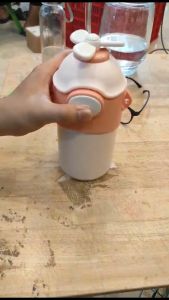 Bình uống nước giữ nhiệt chong chóng TMSHOP chất liệu inox 304 dung tích 500ml in hình dễ thương