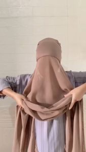 𝐑𝐢𝐬𝐚𝐧𝐢 𝐇𝐢𝐣𝐚𝐛-Pasmina Inner Cruty Babydoll Grade A+ /Jilbab Phasmina 2in1 Daleman Ciput