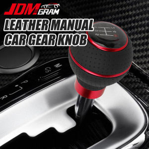 JDMGRAM Xe Da Gear Núm Hướng Dẫn Sử Dụng 5 Tốc Độ Đua Dịch Chuyển Dính Núm Nhôm Sang Số Lever Ô Tô Phụ Kiện Nội Thất