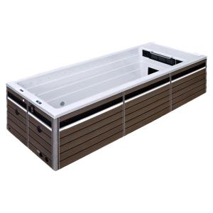 SUNRANS | Outdoor Infinity Swimming Pool with Intelligent Temperature Control Wave Massage and Aqua Jogging