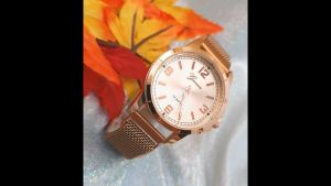 นาฬิกาข้อมือ ผู้หญิง Geneva แบรนด์แท้ สายแม่เหล็ก รูปแบบปรับเลื่อนได้ ไม่ต้องตัดสาย รุ่น ขอบเลข (แถมฟรี !! กล่องกระดาษ)