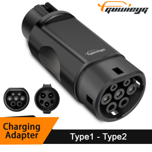 Type1 to Type2 EV Charger Adapter 32A  7.2kw EV Charger Connector SAE J1772 Socket Type 1 To Type 2 Adapter Charger Adapter