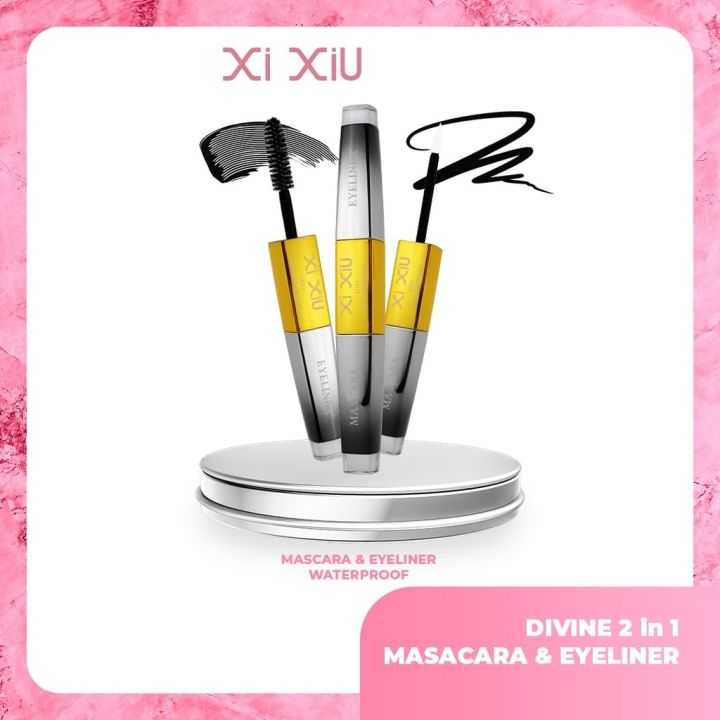 XI XIU DIVINE 2IN1 MASCARA DAN EYELINER Lazada Indonesia