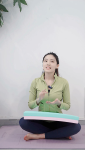 50*40*6cm TPE Cube Balance Foam Pad Thickened Kneeling Mat Yoga Mat Good Quality Abdominal Wheel Mat Flat Support Balance Mat Yoga Mat 瑜伽垫 加厚瑜伽垫防滑 平衡垫